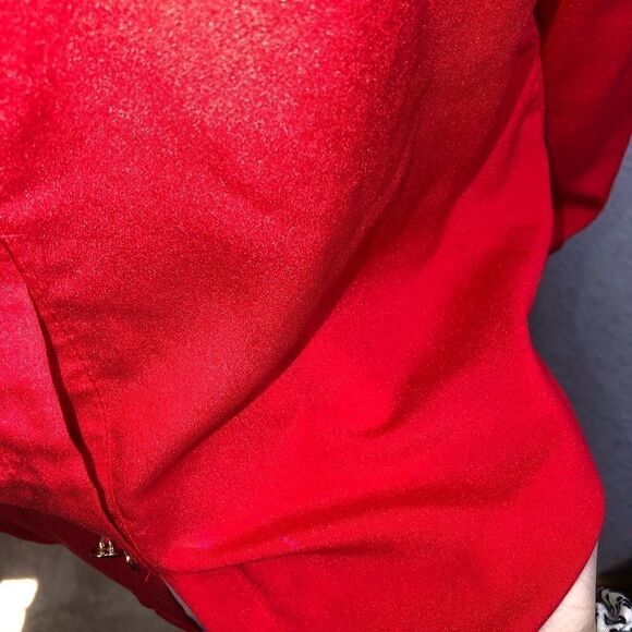 Premise Studio Blouse Red Long sleeve Sm - Picture 5 of 6
